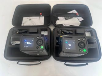 Godox AD200Pro II Flash Strobes – Set of 2 with Accessories & Carrying Cases