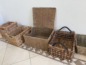 Assortment Of Wicker Baskets