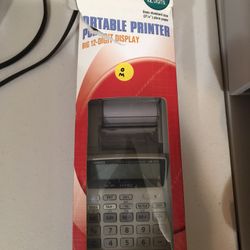 Electronic Calculator With Printer