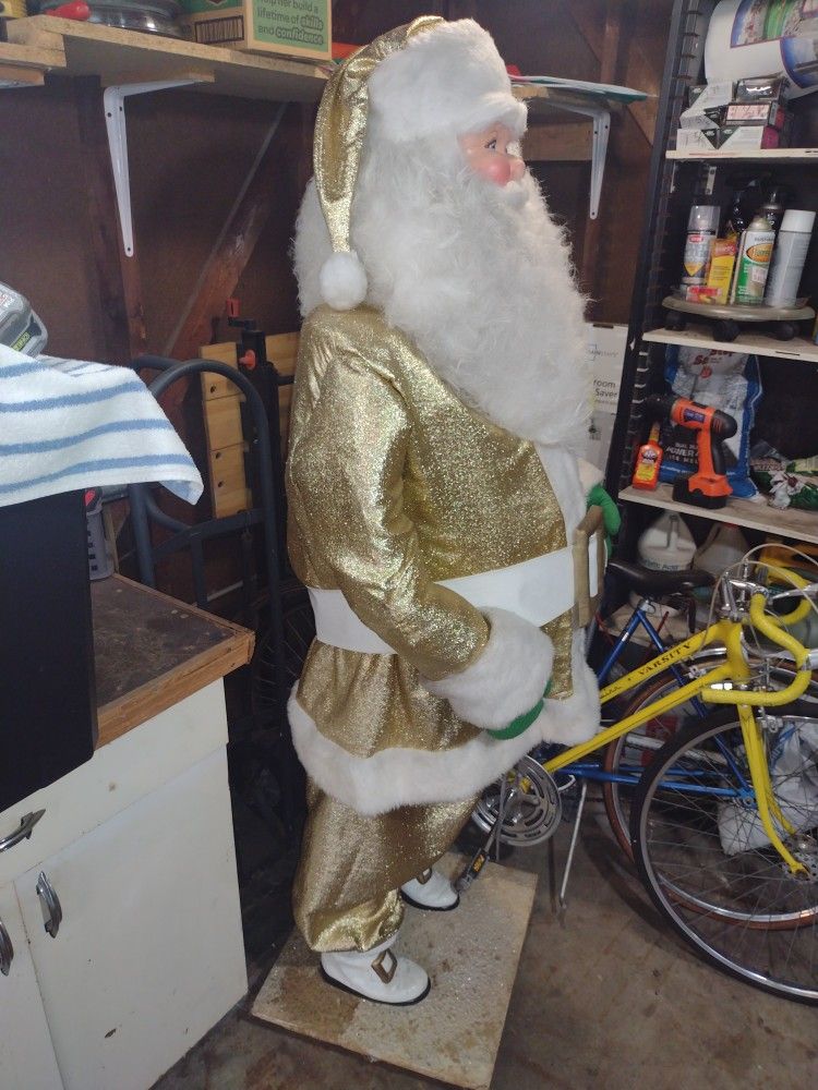 Vintage Life Size Animatronic Department Store Santa