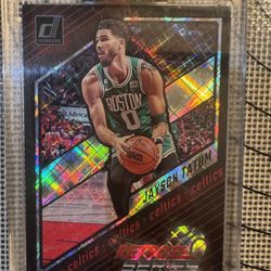 This is a 2023-24 Donruss Jayson Tatum Retro Series basketball card.