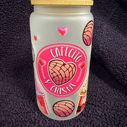 16 oz cups with DTF stickers