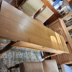 Handcrafted Tabe 6 Chairs 