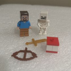 Lego Minecraft Figures And Accessories 