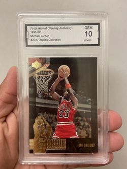 1995 Sp Michael Jordan Jc17 Gem 10 