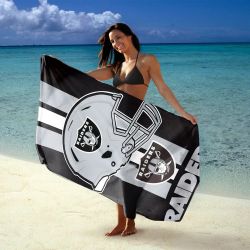 Las Vegas Raiders Spectra Beach Towel 30" x 60"