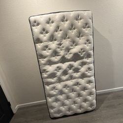 Twin Bed Brown with  Mattress. 