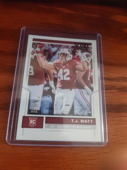 2017 Panini Score - T.J. Watt #336 Base Rookie Card RC Wisconsin Steelers