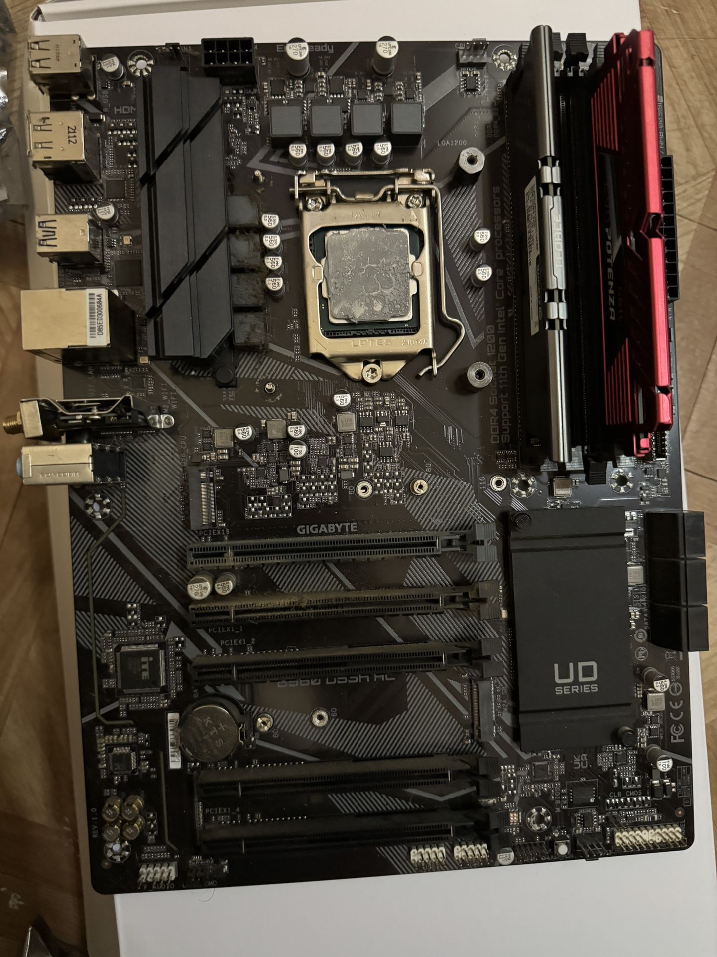 Pc Parts I5 1650 16gb Ram Aio Cooler 700w Power Supply Motherboard
