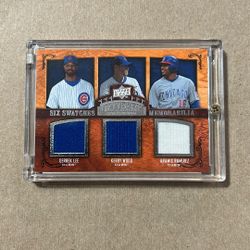 2008 Upper Deck Ballpark Collection Six Swatch Memorabilia Derrek Lee Kerry Wood