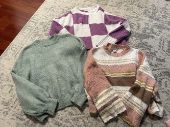 Girls Sweater Lot Sizes XS/S - All For $5