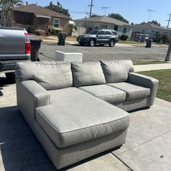 Grey Sectional Couch Sofa