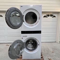 LG WashTower Stacked SMART Laundry Center 4.5 Cu.Ft. Front Load