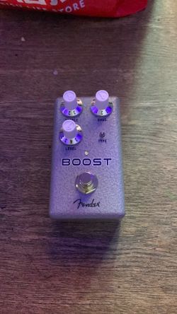Fender boost pedal