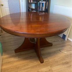 Cherry Oak Convertable Dining Table