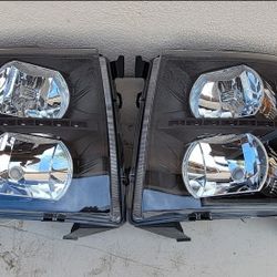 07-13 Chevrolet Silverado LED Headlights Luces Micas Calaveras Faros Faroles Focos Chevy