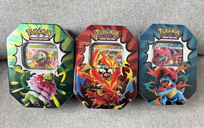 Pokemon TCG Ascended Heroes ex Tin Set of 3 - NEW