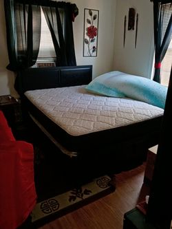 Bed frame and Mattress Queen size