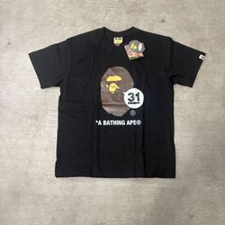 Large Black Bape Shirt With Tags And Bag 