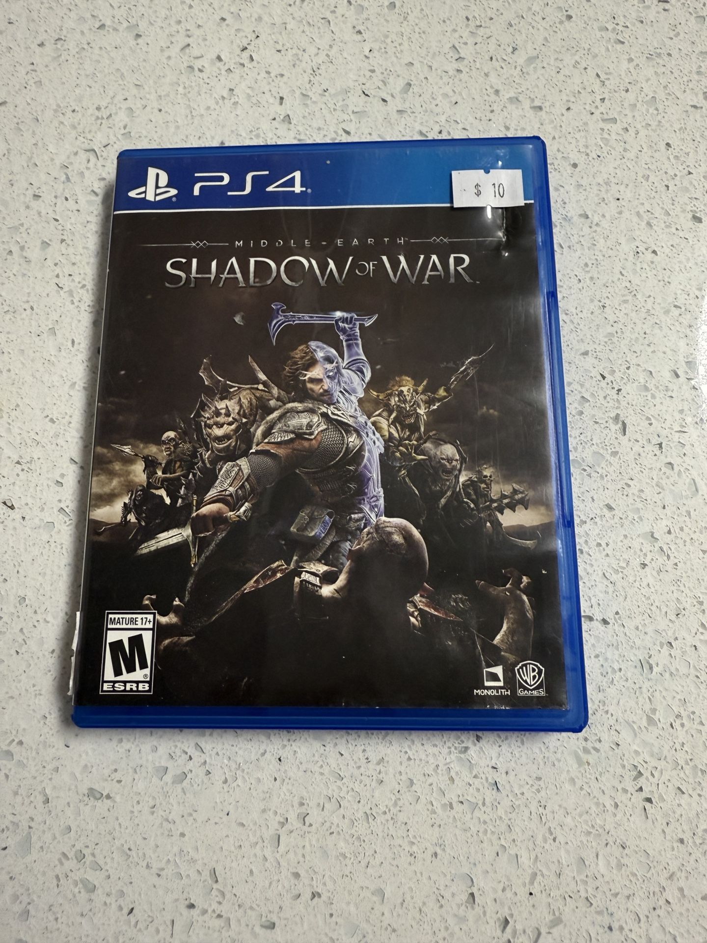 Middle Earth Shadow of War PS4