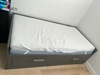 Brimnes IKEA bed - Gray