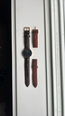 Daniel Wellington Classic Reading Black Rose Gold