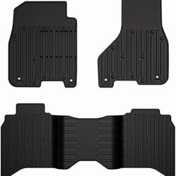 All Weather Front & Rear Floor Mats for 2012-2018 Ram 1(contact info removed) 3500 Crew Cab