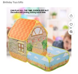 Toy Tents Play Tent with Ball Pool for Children Kids Ocean Balls Pool Garden House Foldable Playpen Tunnel Play