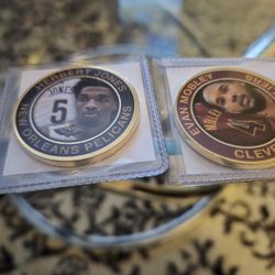 Gold 2022 NBA Collection Coins