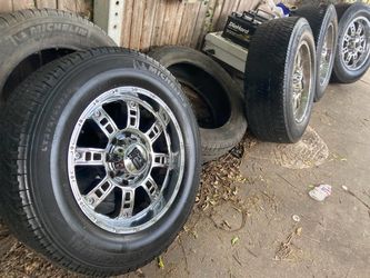 8 lug rims Michelin tires