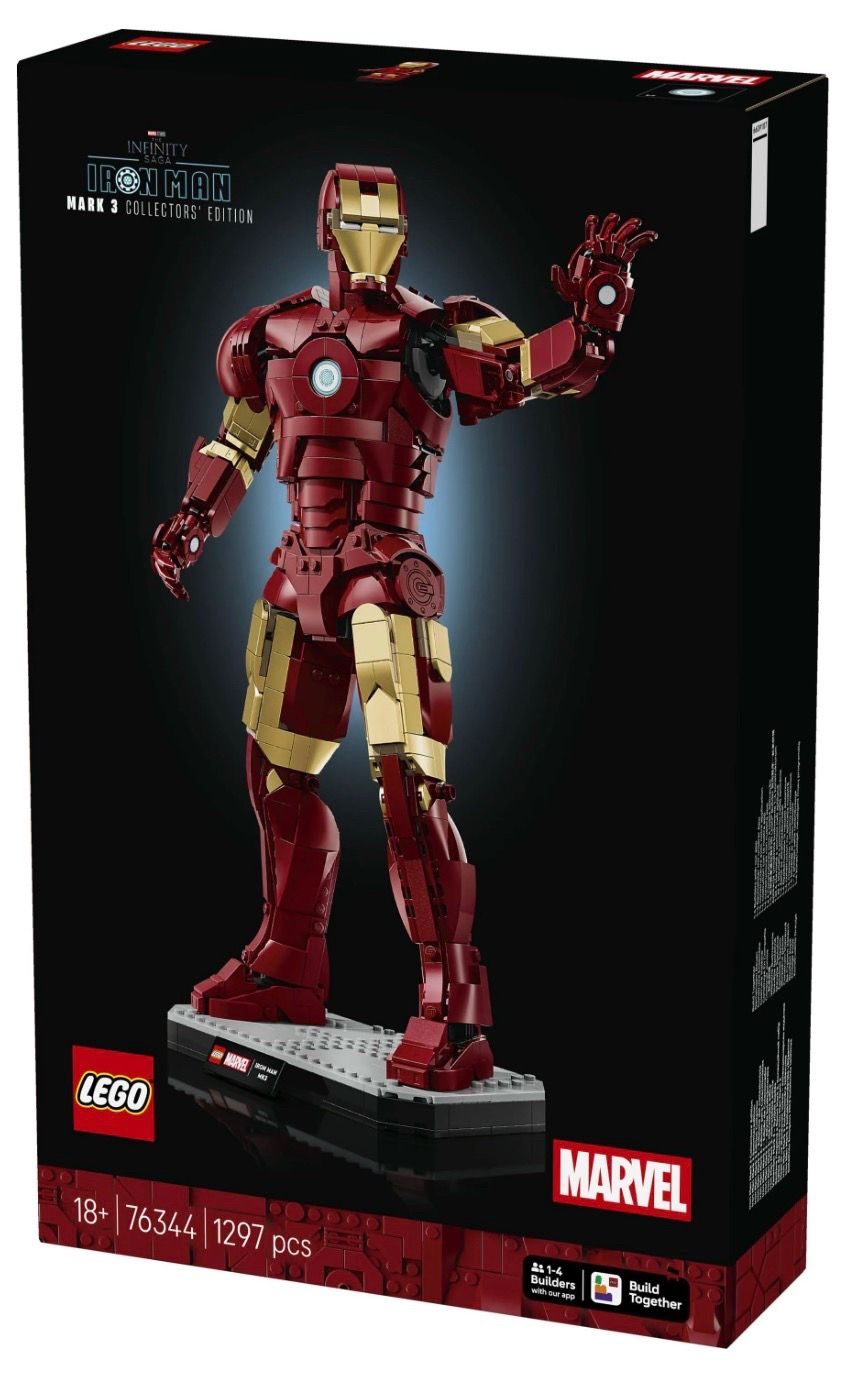 LEGO Marvel Iron Man Mark 3 Collector’s Edition Set 76344 – New Sealed