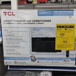 ❄️ TCL Smart Window Air Conditioner – 8,000 BTU – Nuevo en caja 🔥
