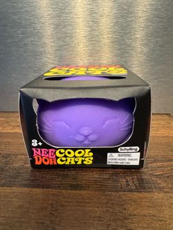 NeeDoh Cool Cats Purple Squishy