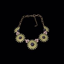 Vintage Flower Francesca’s Statement Necklace