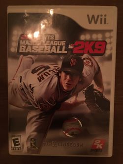 Nintendo Wii mlb 2k9