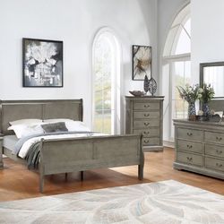Queen Size 6 Piece Bedroom Set 