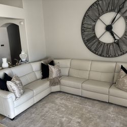 Natuzzi Leather Sectional 