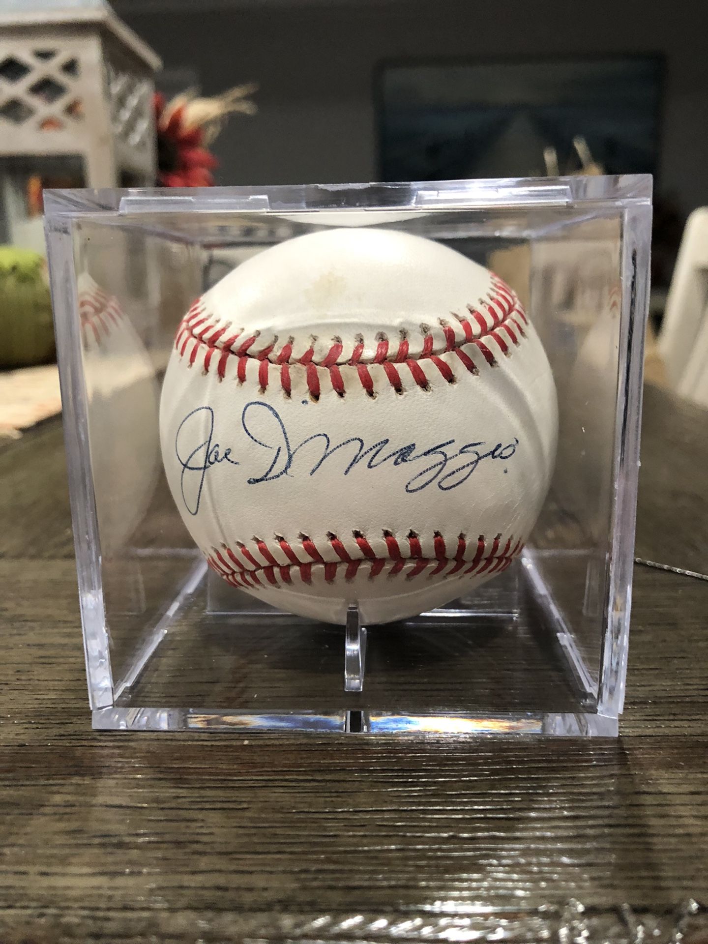 Joe DiMaggio signed baseball