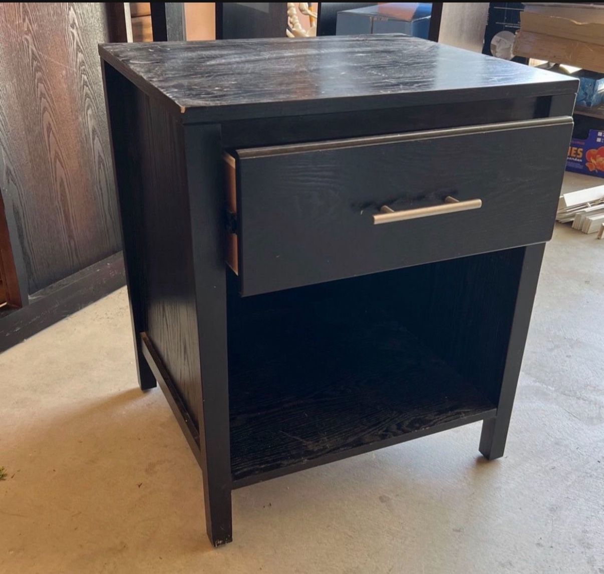 Black Nightstand / Side Table – $20 OBO
