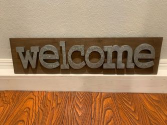 Welcome sign