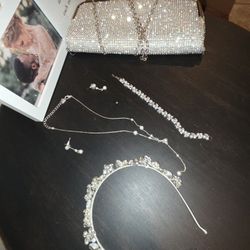Bridal Jewelry & Bridal Purse From David's Bridal 