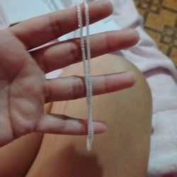 Rope Sterling Silver Chaine 925 New 35$