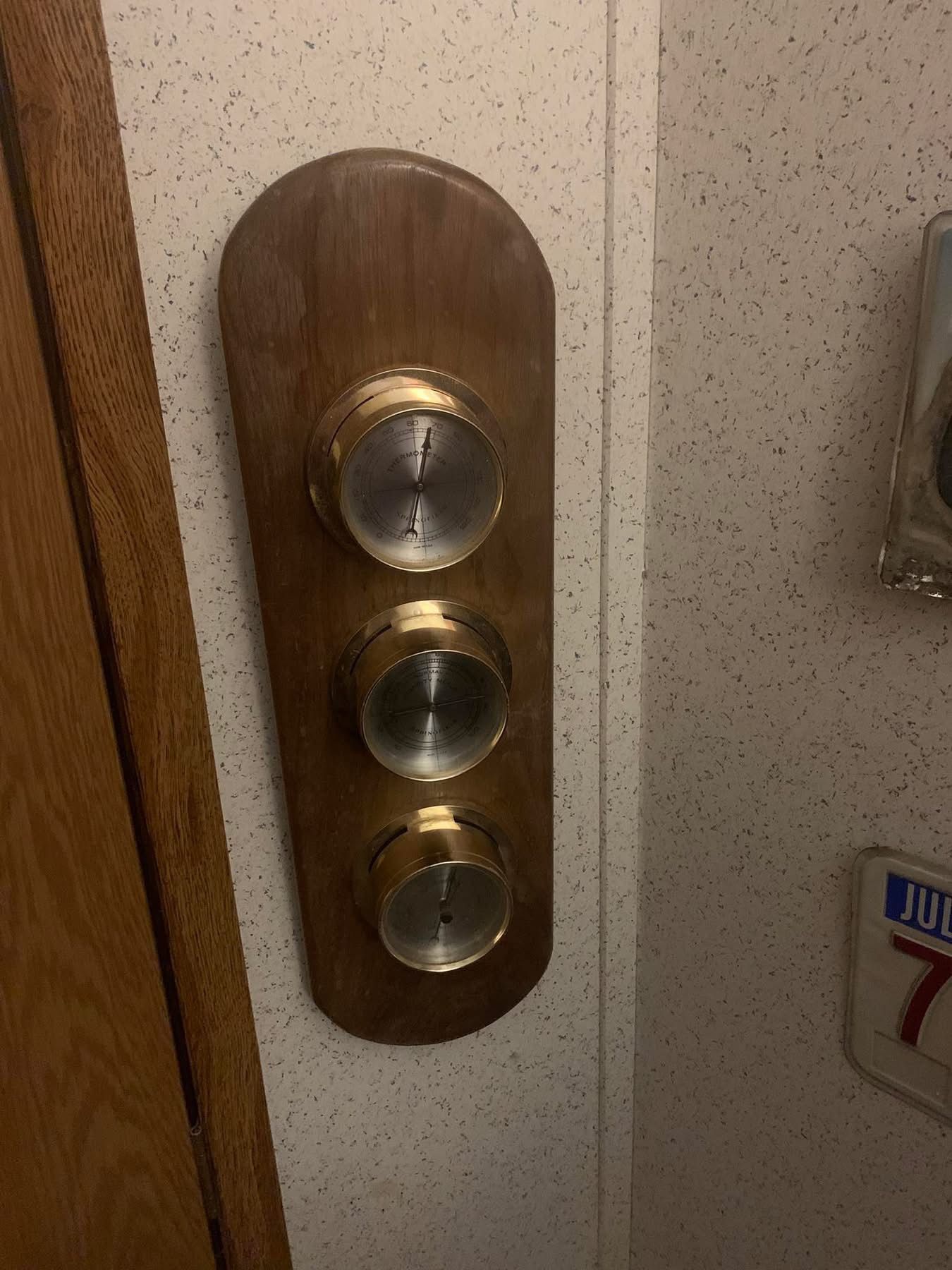 Springfield Barometer Thermometer.