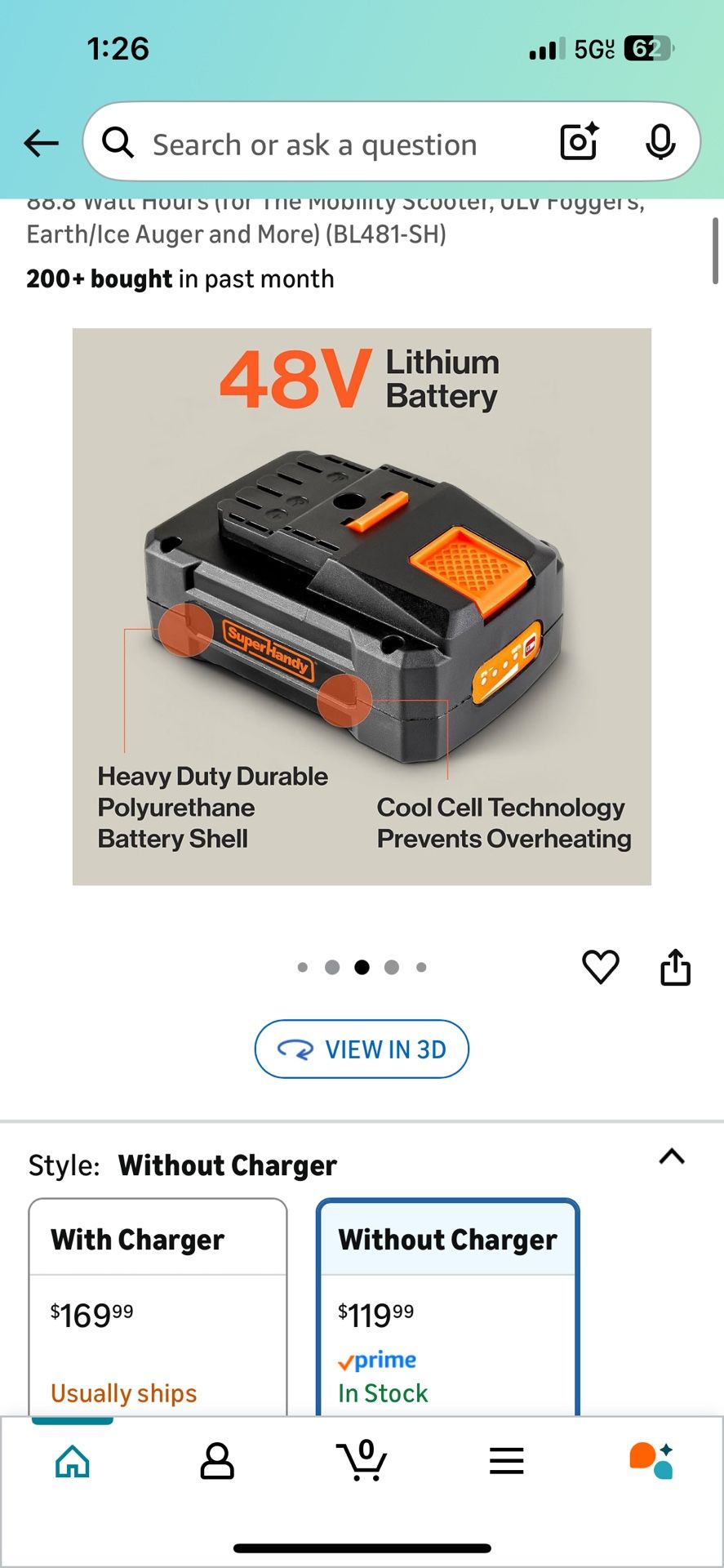 48 Volts Battery 