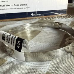 RELIABILT METAL WORM GEAR CLAMP 4INCH