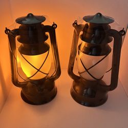 LED Vintage Lanterns- 2 Pack