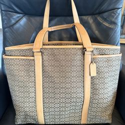 Coach Xl Signature Hampton Tote