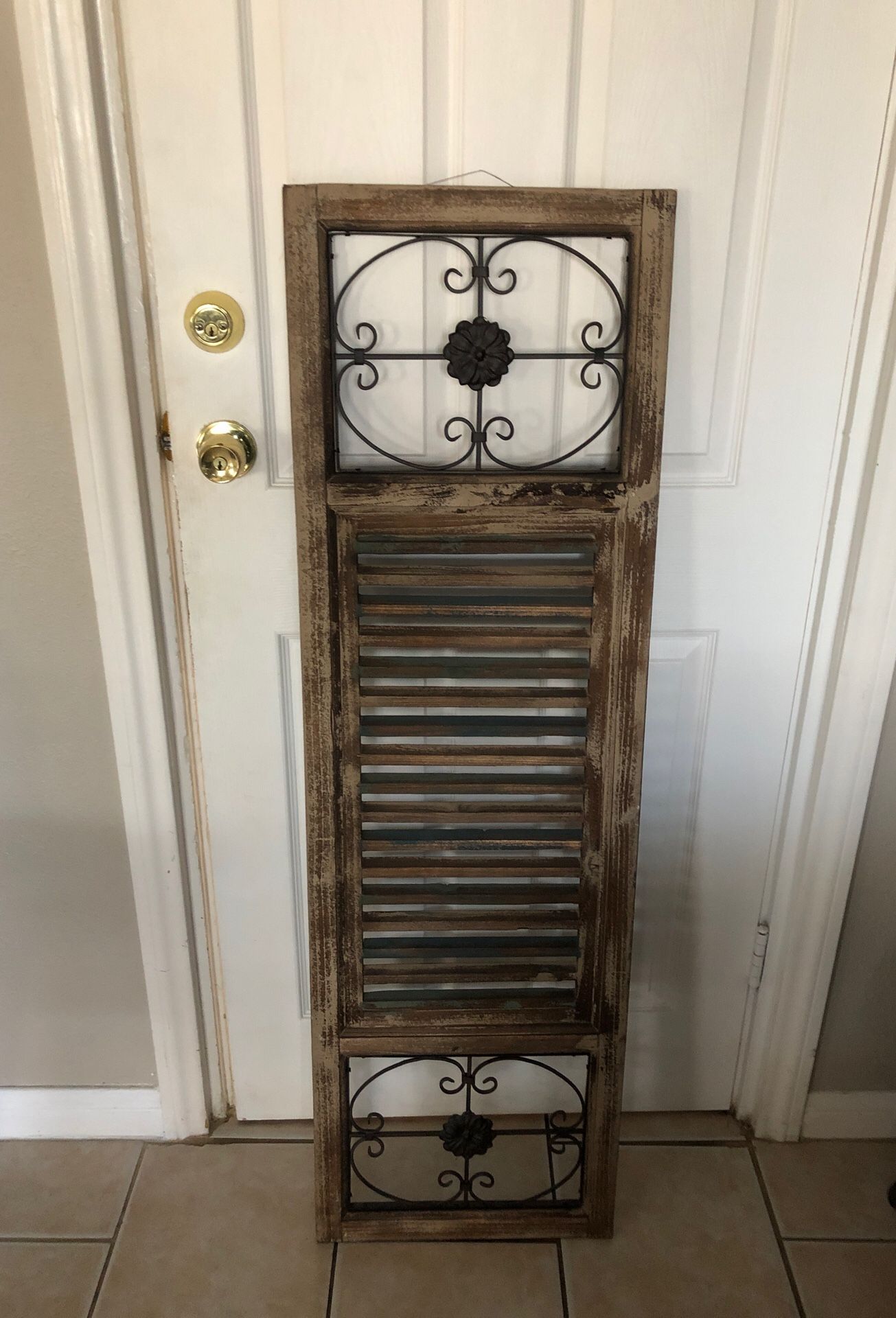 2 Kirkland’s Decorative shutters