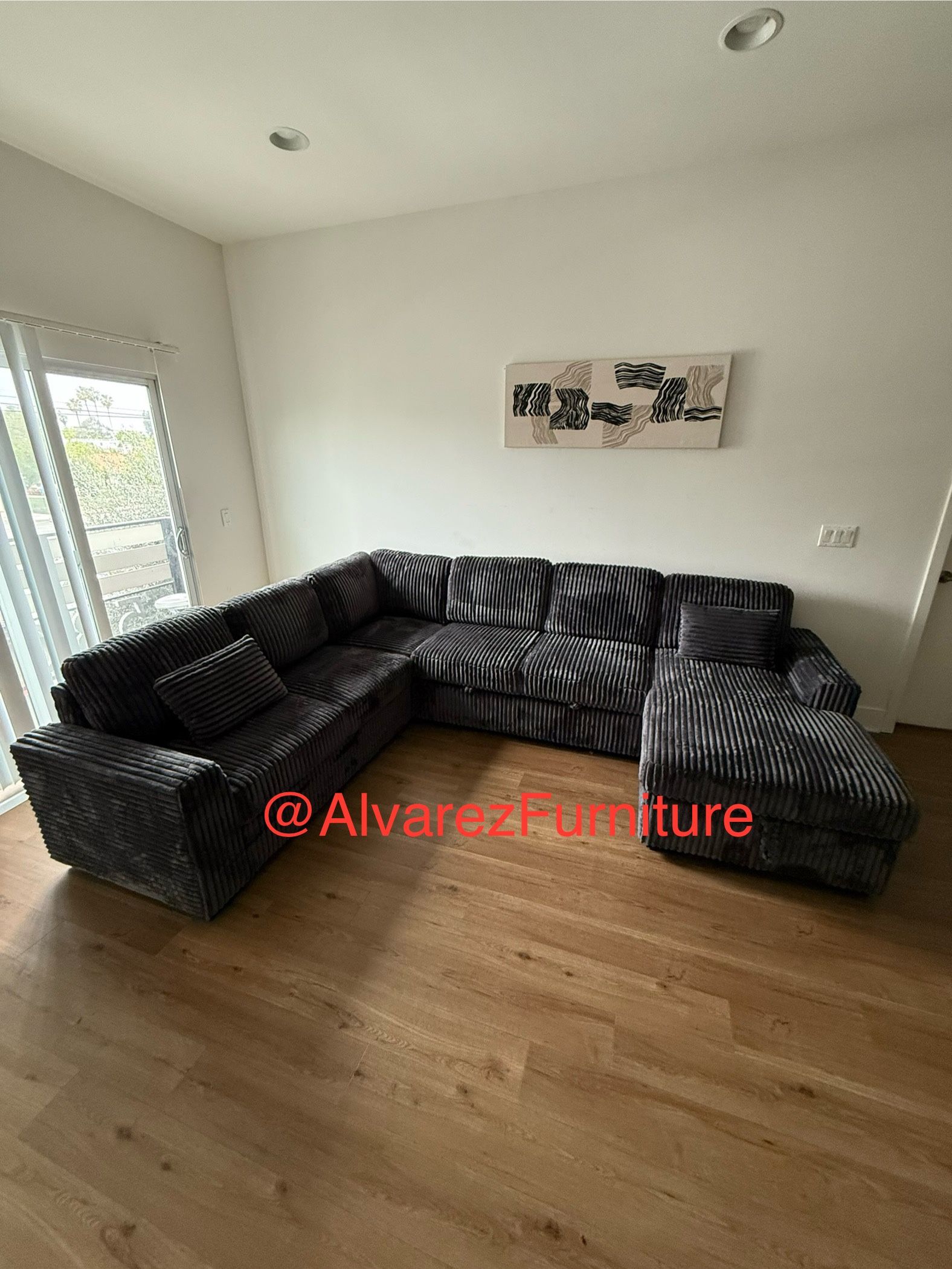 Corduroy Sectional Sleeper With Storage