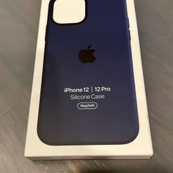Apple iPhone 12 | 12 Pro Silicone Case – Deep Navy